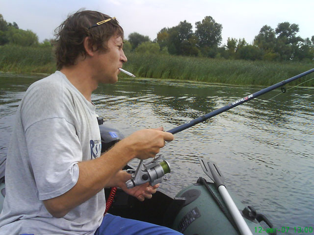 фото о рыбалке, перед дождём